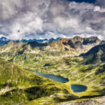 Wandbild Giglachseen von Kesselspitze Wolkenstimmung