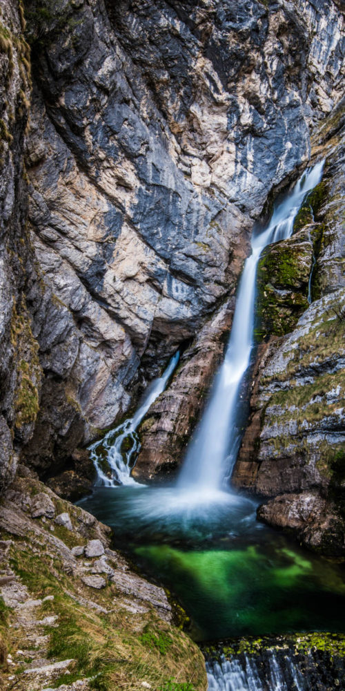 Wandbild Wasserfall